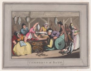 Banyo Konforu, Tabak 4, 6 Ocak 1798., 6 Ocak 1798. by Thomas Rowlandson