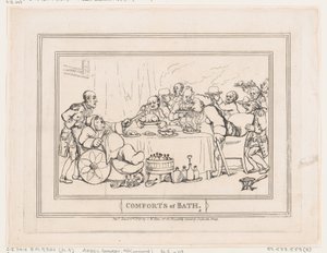 Banyo Konforu, Tabak 9, 6 Ocak 1798., 6 Ocak 1798. by Thomas Rowlandson