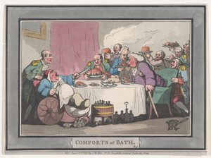 Banyo Konforu, Tabak 9, 6 Ocak 1798., 6 Ocak 1798. by Thomas Rowlandson