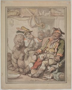 Karşılaştırmalı Anatomi Çalışması, c. 1810-1820. by Thomas Rowlandson