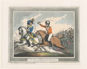 Cut One ve Bridle Arm Protect, 1 Eylül 1798., 1 Eylül 1798. by Thomas Rowlandson