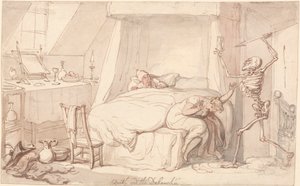 Ölüm ve Debauchee by Thomas Rowlandson