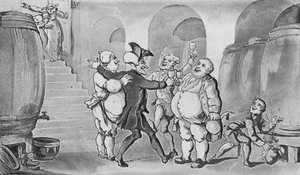 Mahzenden Arındırılan Doktor Sözdizimi, 1817 by Thomas Rowlandson