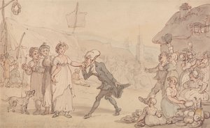 Kitty Cowslip ile Dr. Sözdizimi by Thomas Rowlandson