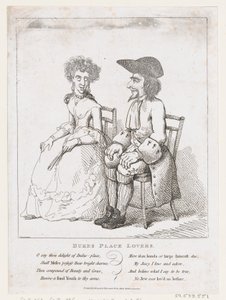 Dukes Place Lovers, 21 Şubat 1797., 21 Şubat 1797. by Thomas Rowlandson