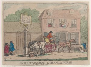 İnsan ve At için Eğlence, 25 Ekim 1788., 25 Ekim 1788. by Thomas Rowlandson