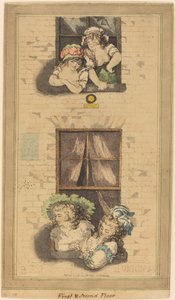 Birinci ve İkinci Kat by Thomas Rowlandson