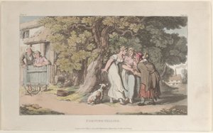 Falcılık, Wakefield Papazı, 1 Mayıs 1817, 1 Mayıs 1817'den. by Thomas Rowlandson