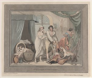 Ülkede Saat 4, 20 Ekim 1790., 20 Ekim 1790. by Thomas Rowlandson