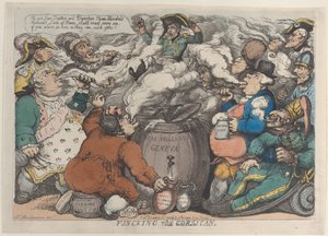 Funcking the Corsican, 6 Aralık 1813., 6 Aralık 1813. by Thomas Rowlandson