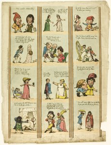 Salonlar ve Odalar için Grotesk Bordürler by Thomas Rowlandson
