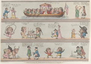 Odalar ve Salonlar için Grotesk Sınırlar, [29 Ekim 1800], yeniden basım., [29 Ekim 1800], yeniden basım. by Thomas Rowlandson