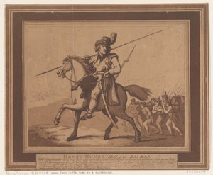 Henry Munro, İrlanda İsyancıları Şefi, 1 Temmuz 1798., 1 Temmuz 1798. by Thomas Rowlandson