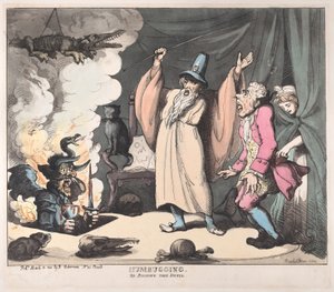 Humbugging veya Raising the Devil, 12 Mart 1800., 12 Mart 1800. by Thomas Rowlandson