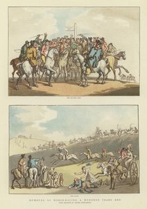 Yüz Yıl Önce At Yarışı Mizahları by Thomas Rowlandson