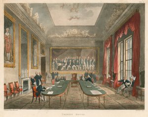 Trinity Evi'nin İçi by Thomas Rowlandson