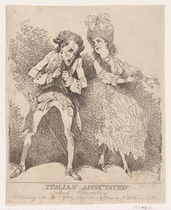 İtalyan Sevgisi, Gerçek Karakterler, 1 Eylül 1780., 1 Eylül 1780. by Thomas Rowlandson