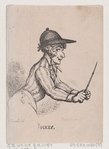 Jokey, Nisan 1808., Nisan 1808. by Thomas Rowlandson