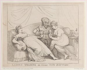 Kendi Diplerinde Ticaret Yapan Bayanlar, 5 Ekim 1810., 5 Ekim 1810. by Thomas Rowlandson