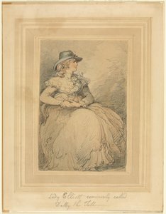Lady Elliot, Yaygın Olarak Uzun Boylu Dolly Olarak Adlandırılır, 17751827. by Thomas Rowlandson
