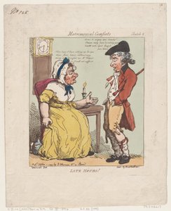 Geç Saatler!, 1 Ekim 1799., 1 Ekim 1799. by Thomas Rowlandson
