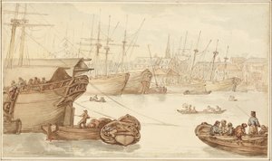 Kireç Evi Erişimi by Thomas Rowlandson