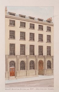 Lombard Caddesi, Londra, c1850 by Thomas Rowlandson