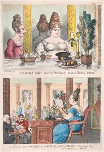 Madame Very Restauranteur, Palais Royal Paris ve La Belle Liminaudiere, Caffee De Mille