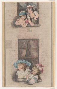 Hizmetçiler ve Hanımlar, 1 Aralık 1791., 1 Aralık 1791. by Thomas Rowlandson