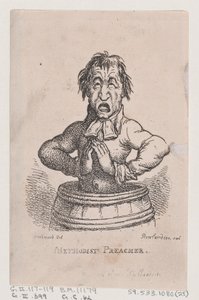 Metodist Vaiz, Nisan 1808., Nisan 1808. by Thomas Rowlandson
