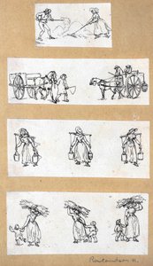 Minyatür Çalışmaları (gravür) by Thomas Rowlandson