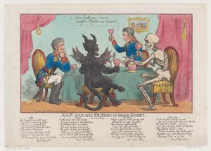 Nap ve Arkadaşları Zaferlerinde, 1 Ekim 1808., 1 Ekim 1808. by Thomas Rowlandson