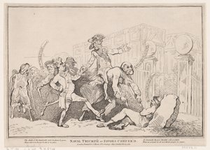 Deniz Zaferi veya Kazanılan İyilikler, 13 Kasım 1780., 13 Kasım 1780. by Thomas Rowlandson