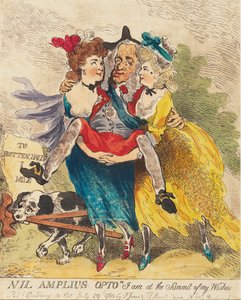 Nil Amplius Opto Dileklerimin Zirvesindeyim, meyhane. 1780 (el renkli gravür by Thomas Rowlandson