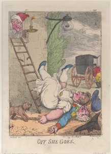 Gidiyor, 1812., 1812. by Thomas Rowlandson