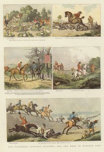Eski Moda Spor Resimleri by Thomas Rowlandson
