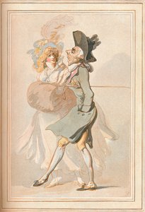 Eski Q veya Yıpranmış Bir Debauchee, c1790, 1902 by Thomas Rowlandson
