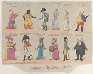 Boşanma Yasası Üzerine Görüşler!!, 2 Haziran 1800., 2 Haziran 1800. by Thomas Rowlandson