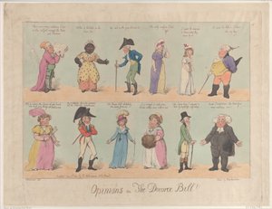Boşanma Yasası Üzerine Görüşler!!, 2 Haziran 1800., 2 Haziran 1800. by Thomas Rowlandson