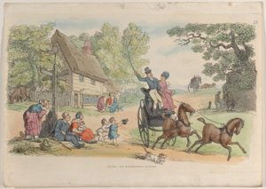 Levha 13, Minyatürde Dünyadan, 1816., 1816. by Thomas Rowlandson