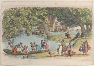Levha 15, Minyatürde Dünyadan, 1816., 1816. by Thomas Rowlandson