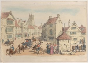 Levha 24, Minyatürde Dünyadan, 1816., 1816. by Thomas Rowlandson