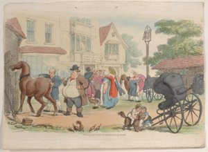 Levha 27, Minyatürde Dünyadan, 1816., 1816. by Thomas Rowlandson