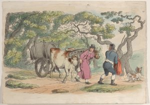 Levha 40, Minyatürde Dünyadan, 1816., 1816. by Thomas Rowlandson