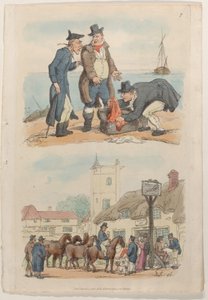 Levha 7, Minyatürde Dünyadan, 1816., 1816. by Thomas Rowlandson