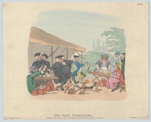 Pot Fair Cambridge, 1 Mayıs 1803., 1 Mayıs 1803. by Thomas Rowlandson