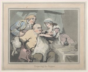 Akşam Yemeğine Hazırlık, 1790., 1790. by Thomas Rowlandson