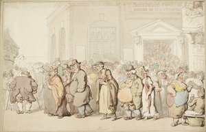 Providence Şapeli, 18. yüzyılın sonlarında by Thomas Rowlandson