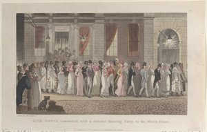 Quae Genus, Kargaşalı Bir Dans Partisi ile 1 Kasım 1821