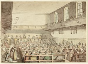 Quakers Toplantısı by Thomas Rowlandson